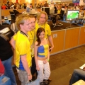 The Swedish supporters!