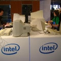 Another shot of Intel's booth