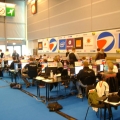 The press area