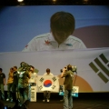Soju and the Korean flag