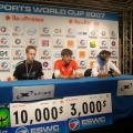 The finalists at the press conference