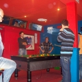 Playing pool